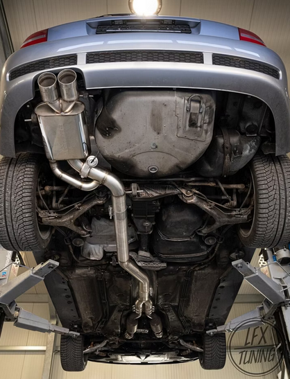 90mm KLAPPEN Abgasanlage LFX V1 mit EG Zulassung - Audi S4/RS4 B5 / LFX TUNING